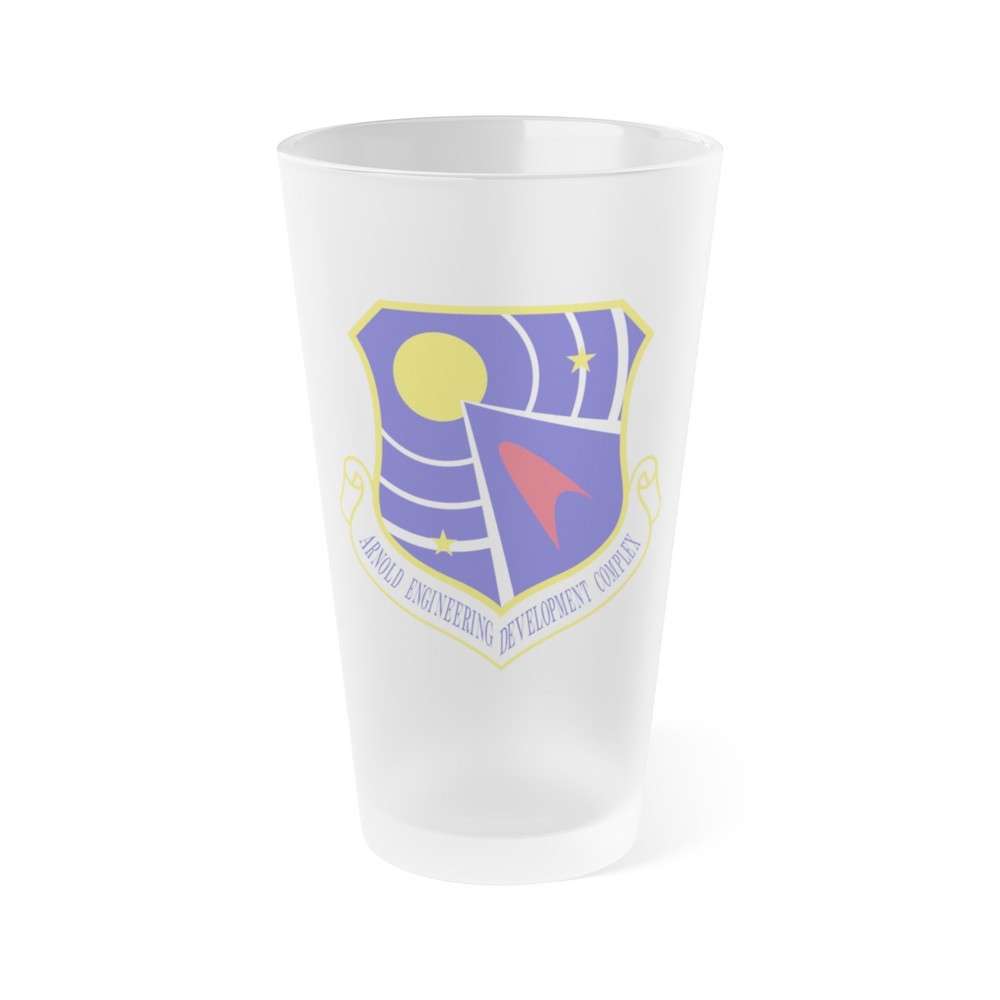 Arnold Engineering Development Complex (U.S. Air Force) Frosted Pint Glass 16oz