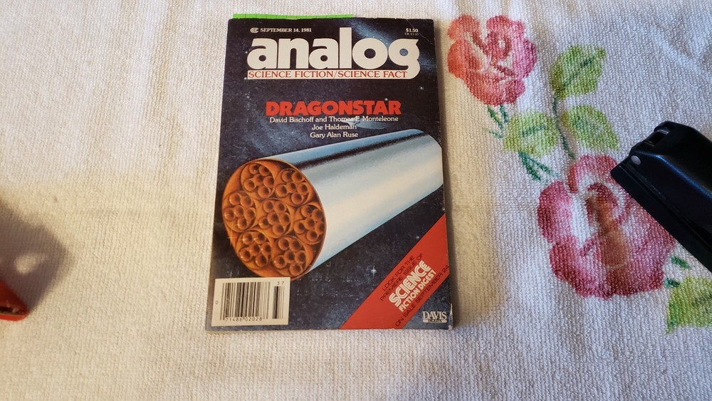ANALOG SCIENCE FACT, SCIENCE FICTION,   SEPTEMBER 14, 1981   *SIGNED*  -RH-