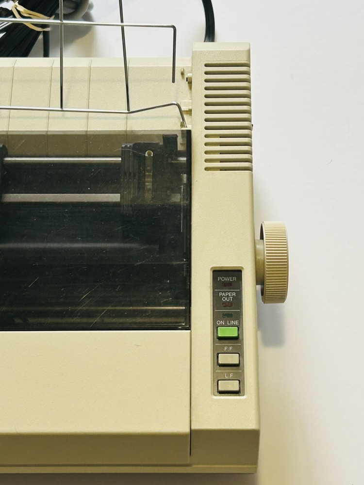 Panasonic KX-P1080i 9-Pin Impact Dot Matrix Printer Powers On Printing Untested