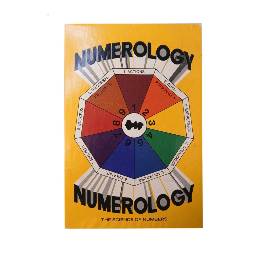 1973 Numerology Boxed Kit by Dynamic Design | Pythagoras Esoteric Metaphysics