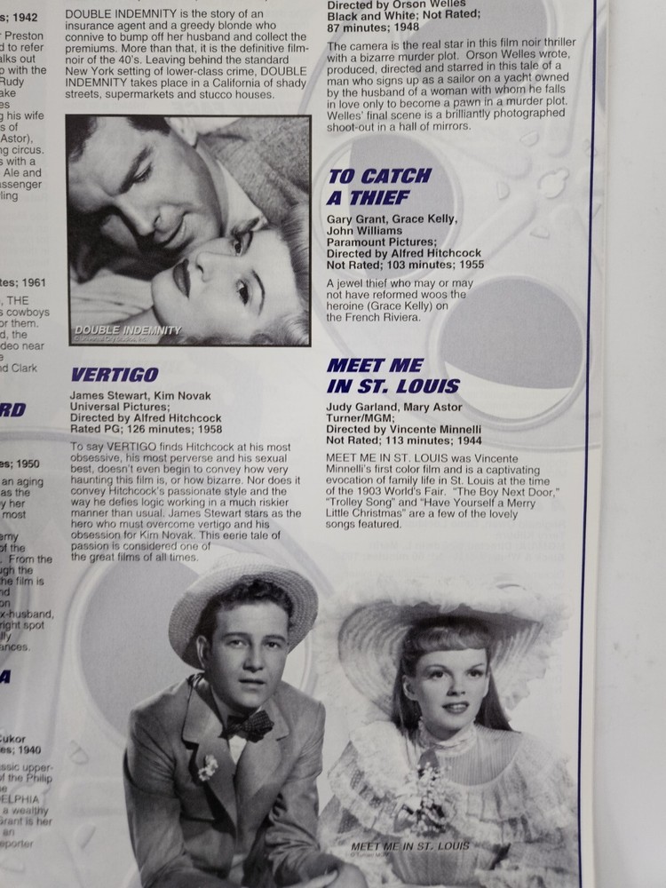 SWANK 1998 FILM CATALOG