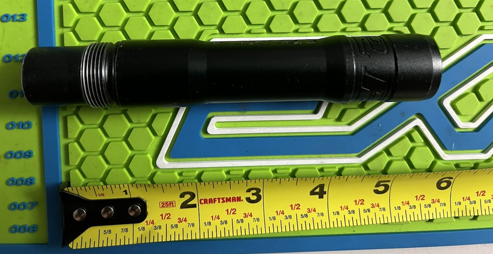 POWERLYTE SCEPTER BARREL BACK + .690 INSERT - BLACK -PAINTBALL AUTOCOCKER THREAD