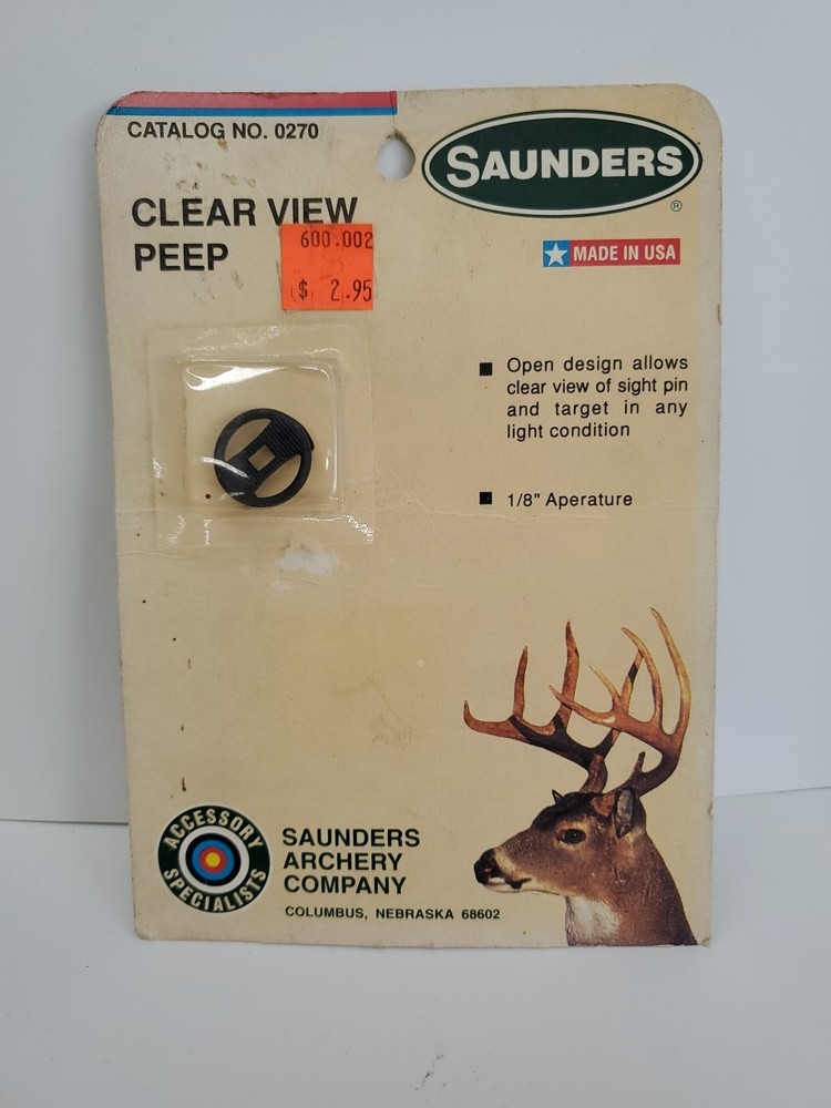 Saunders Archery Company Clear View Peep