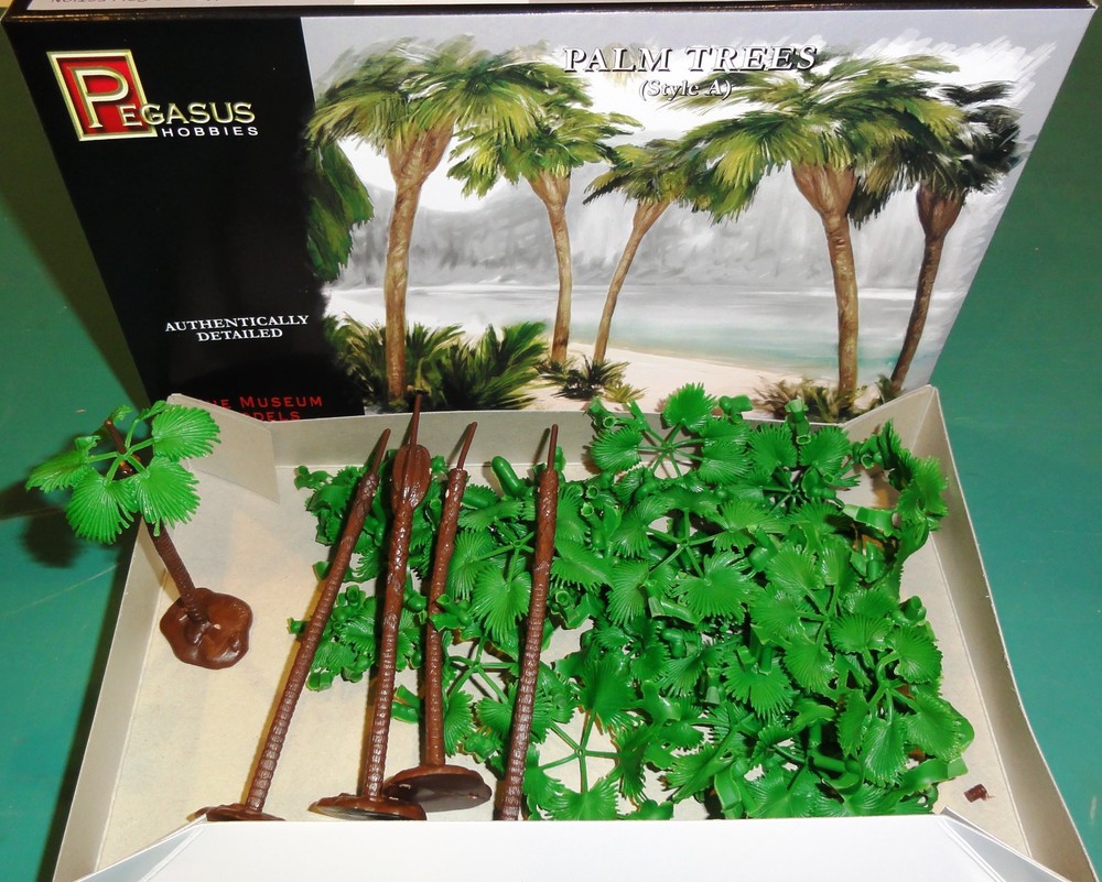 1/72 Pegasus Palm Trees Set A 5" MIB complete set