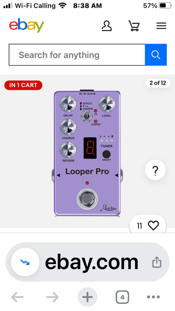 rowin looper pro guitar effects...