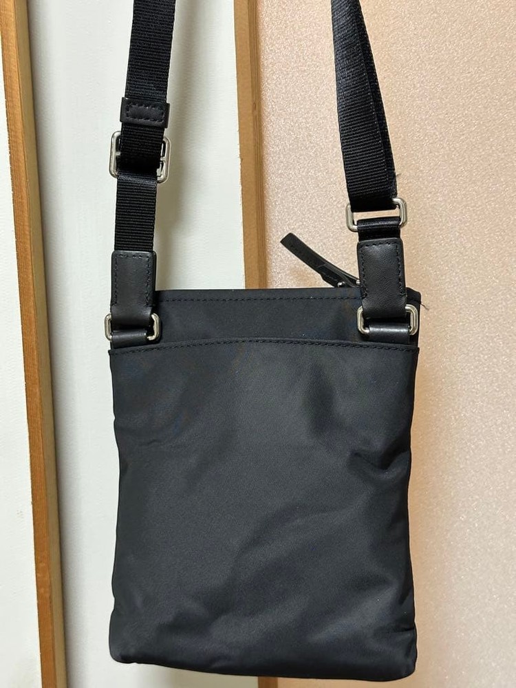TUMI Mini Shoulder Bag Black Compact Crossbody