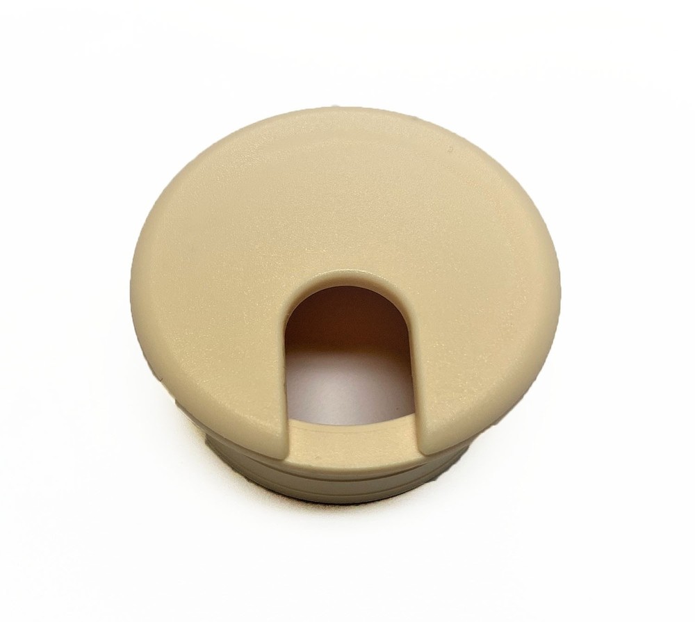 Cable Grommet, 1-1/2", Almond - 10 Pack