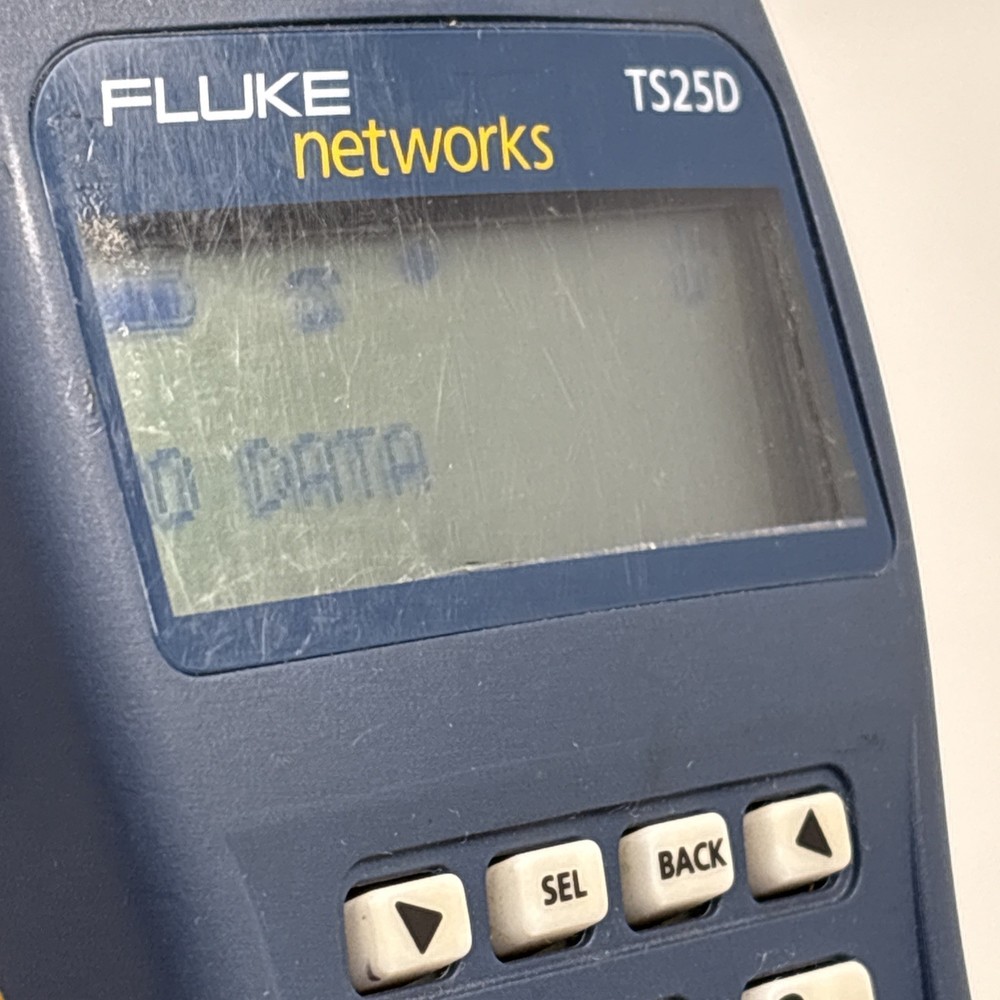 Fluke TS25D Networks Phone & Data Tester W/Leads NEW BATTERY