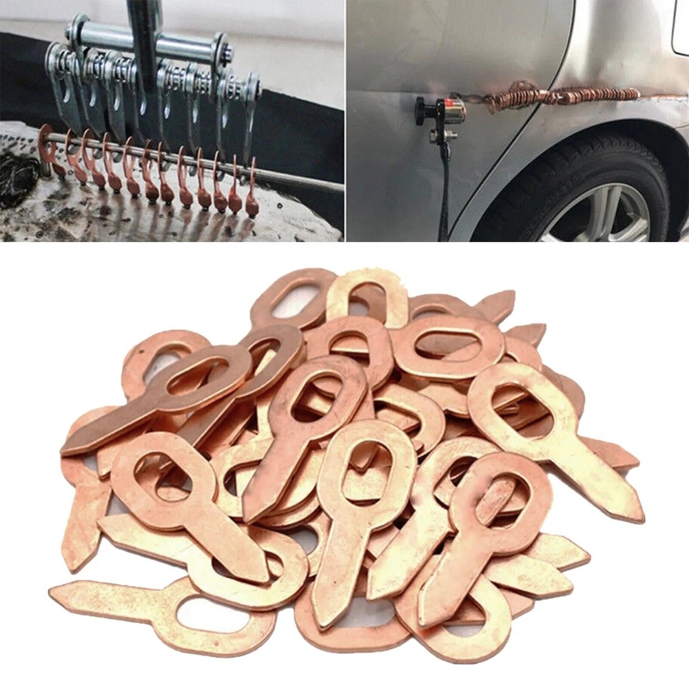 100/200x Dent Puller Ring Spot Welding Welder Car Panel Pulling Washer Tool USA