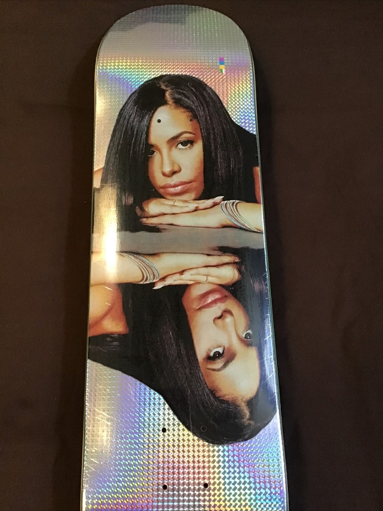 Color Bars X AaLIYAH  🥰 Reflective Skateboard Deck