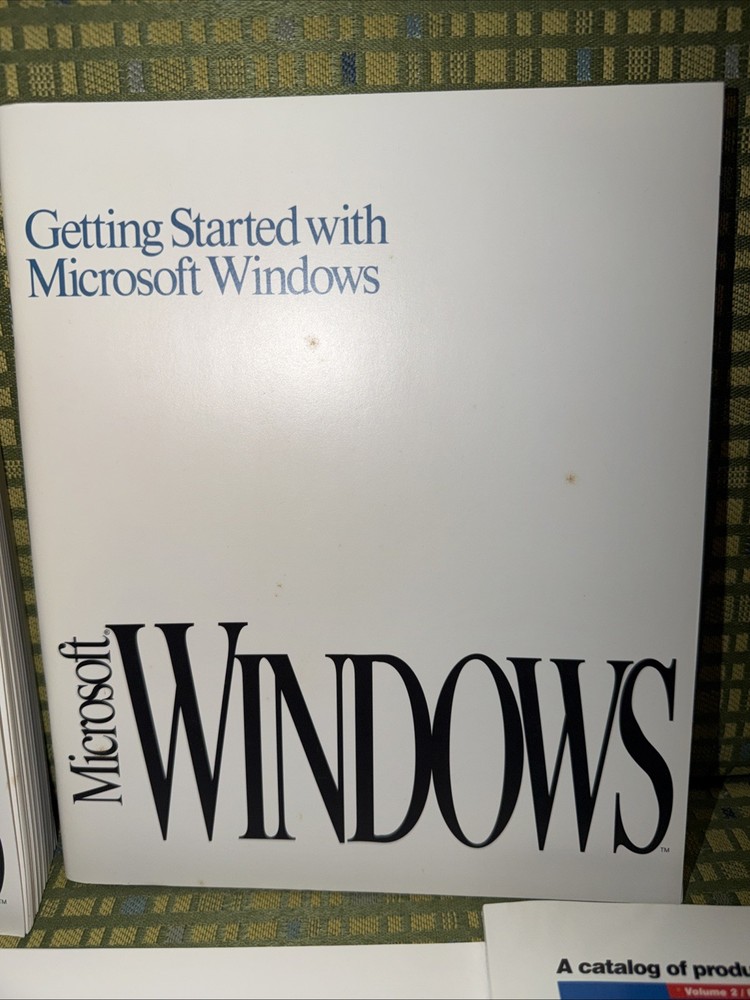 Vintage Original Microsoft Windows 3.1 & Mouse User Guide + Extra Publications