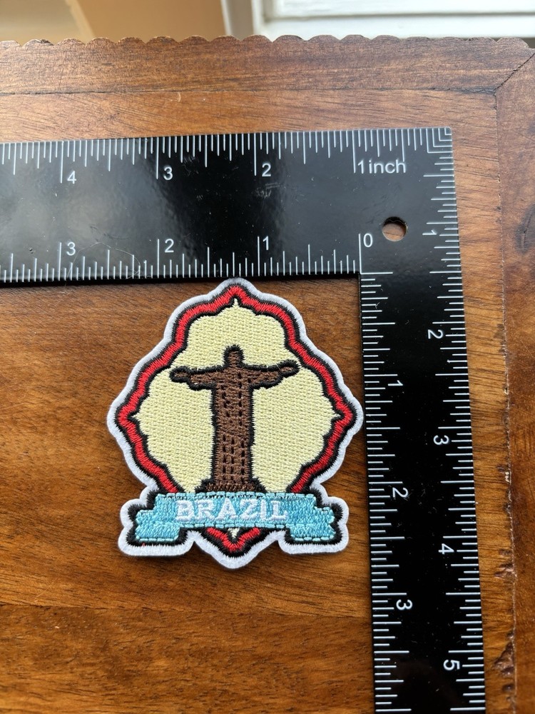 Brazil Iron on Travel Patch - NEW
