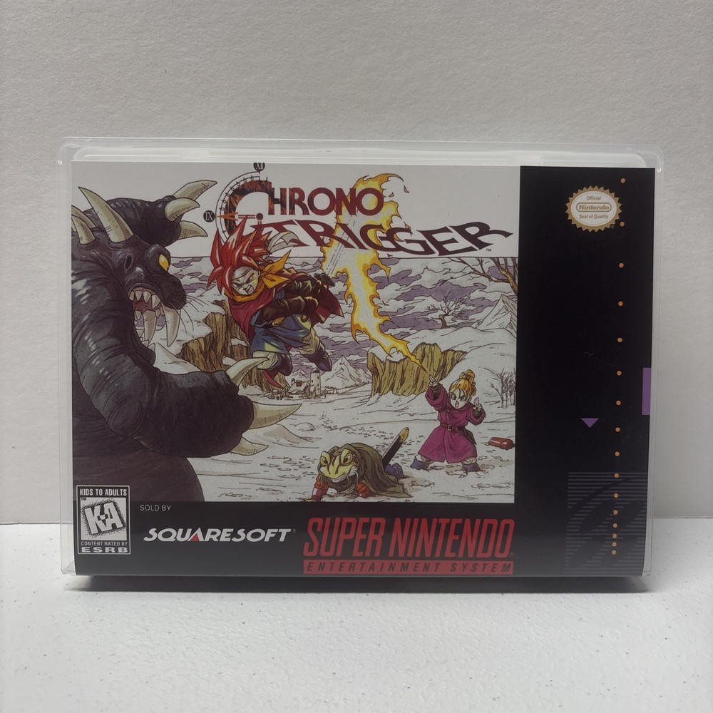 Chrono Trigger SNES Universal Game Case for Game Cartridge *CASE ONLY*