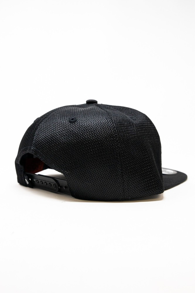 420 Leaf Snapback Black Hat