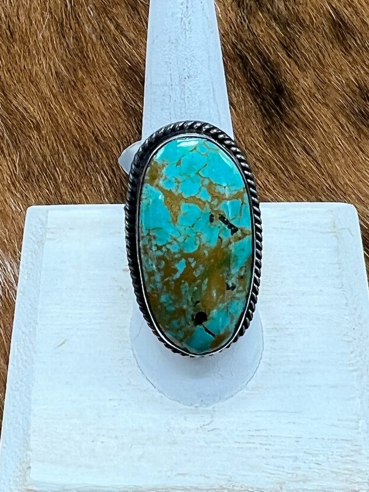 TURQUOISE ~ STERLING ~ RING (9)
