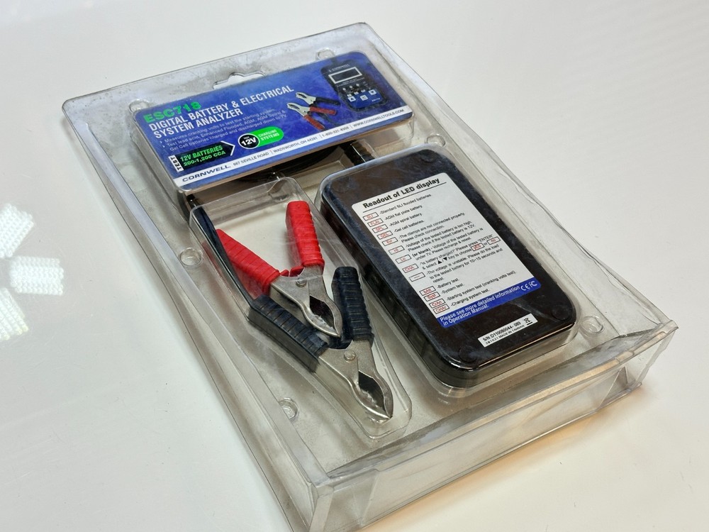 NEW Cornwell Tools Digital Battery & Electrical System Analyzer ESC718 -- NOS
