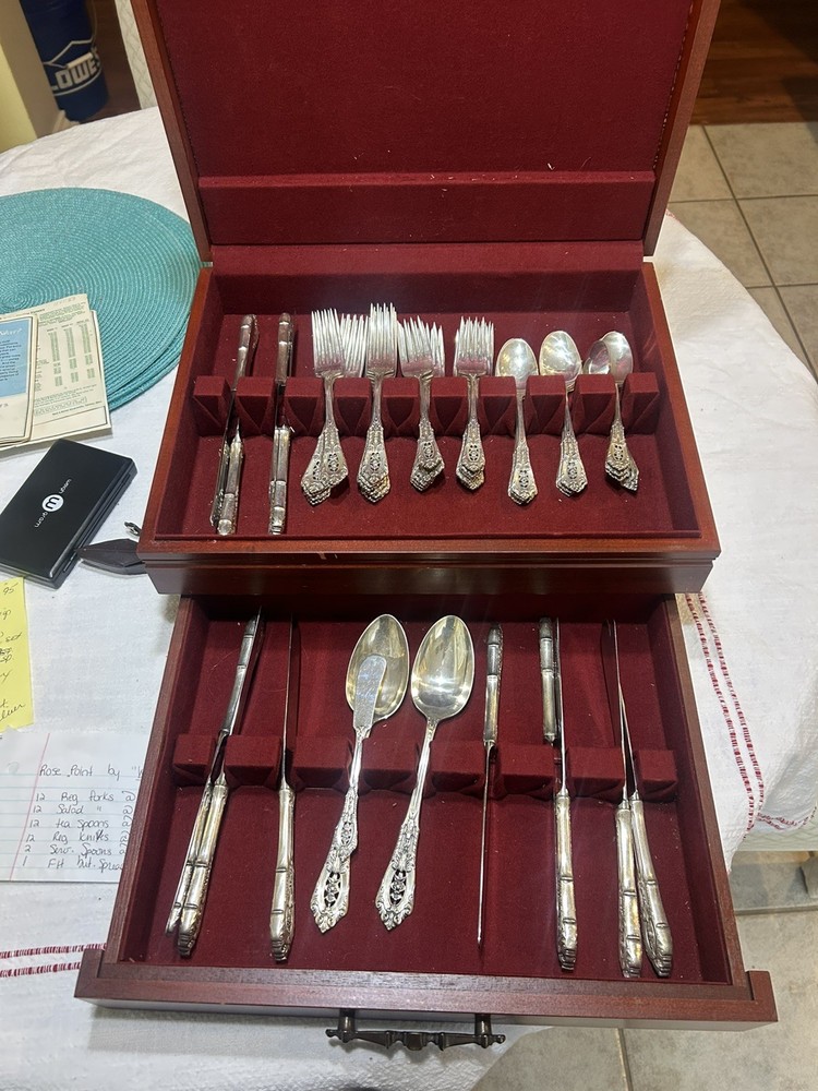 Rose Point Sterling Silver