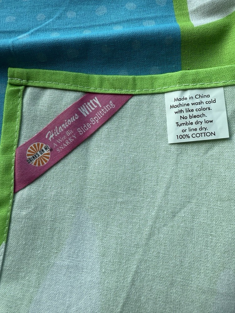 Drinks On Me Dish Towel