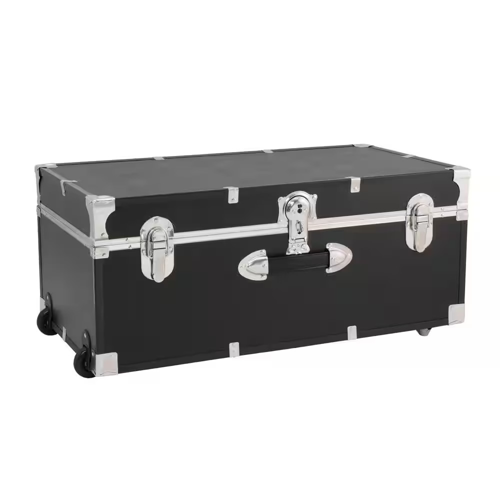 Seward Explorer 30 In. Trunk with Wheels & Lock, Black