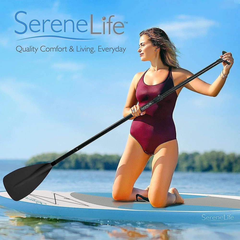 Adjustable Collapsible Water Paddle Oar - Floats, Easy Carry, Handle - 1 Pack