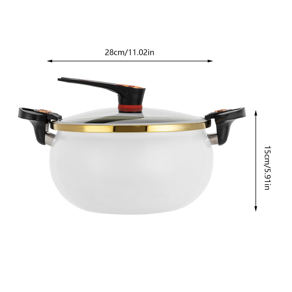8.45Qt Multi-function Pressure Cooking Pot Micro Pressure Cooker W/ Visual Lid