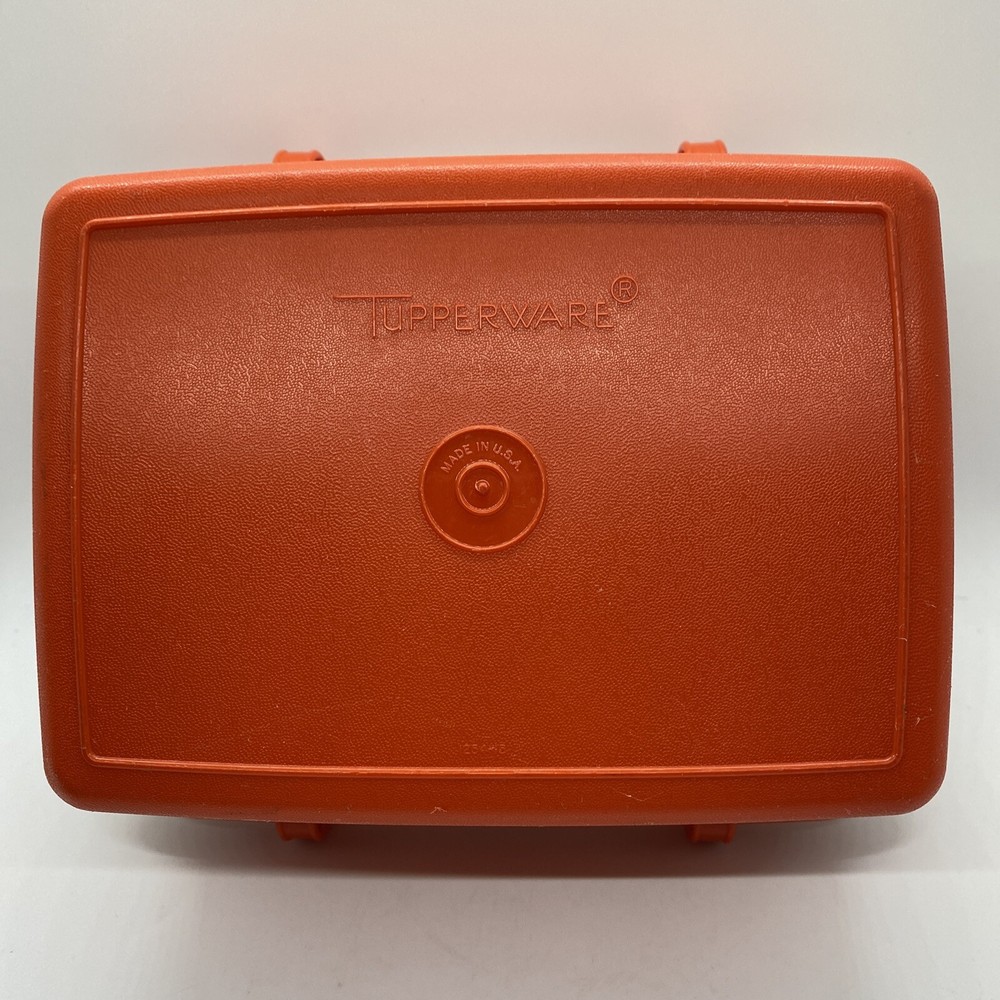 Vintage Tupperware Lunch Box Red