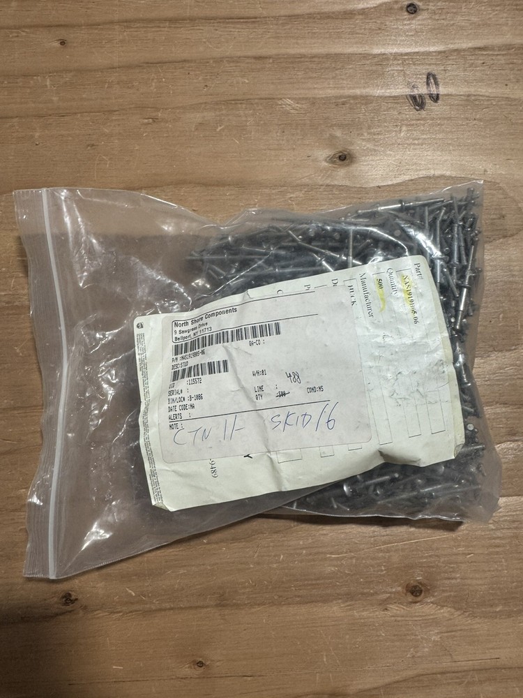 NAS1919B05-06 BLIND RIVET 500PC