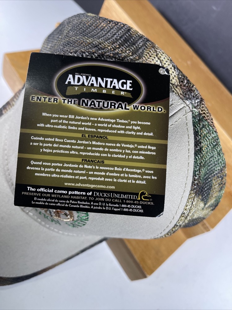 NEW Camo Baseball Hat Hook & Loop Advantage Timber RT400B SPROTSMEN'S ASSOC.
