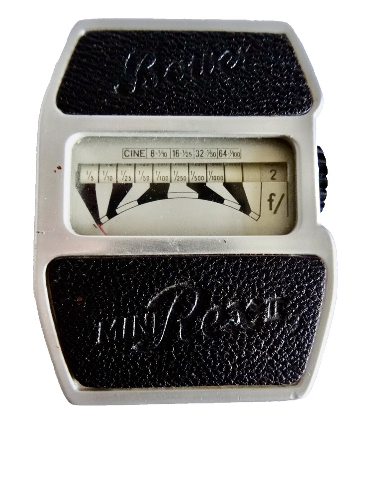 cAMERA LIGHT METER BOWER MINI REX II VINTAGE PHOTOGRAPHY ACCESSORY neocurio