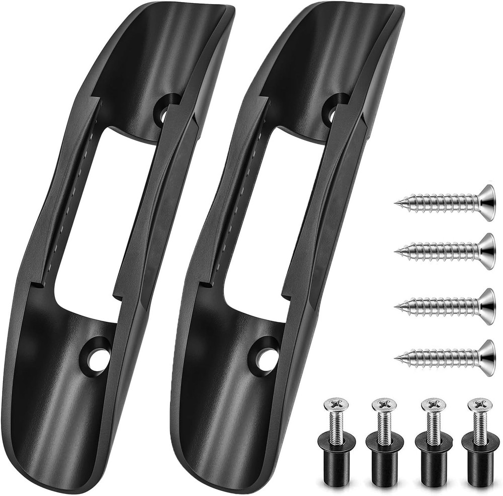Matte Black Kayak Paddle Holder Clips - Secure & Versatile Paddle Storage