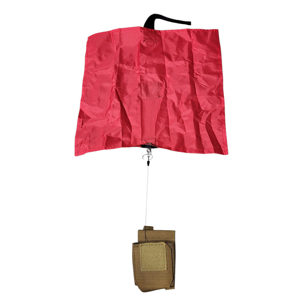 Airsoft Bright Red Dead Rag Quick Deploy Pouch Molle TAN Color