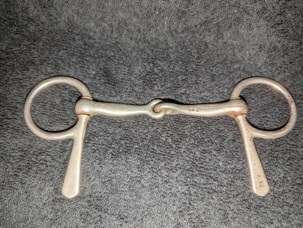 Nickel 4.5in Half Cheek Snaffle Bit