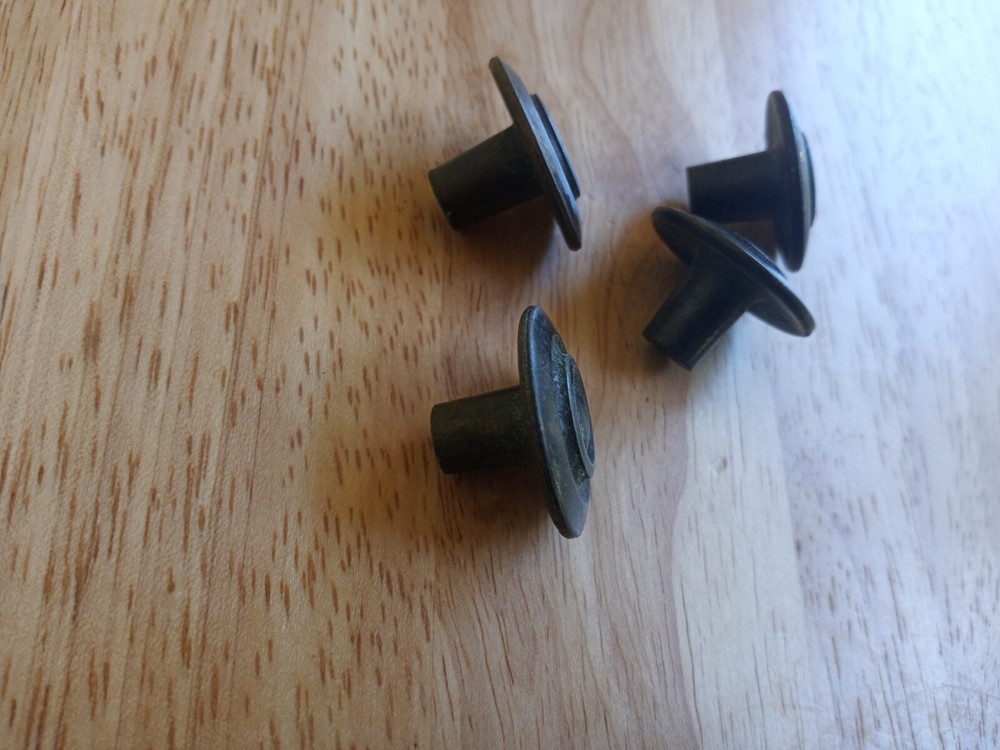 4 cabinet drawer closet handles and knobs lot brass