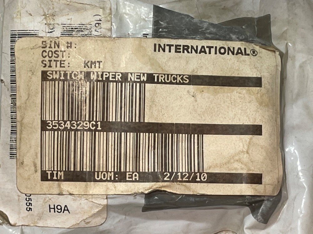 INTERNATIONAL 3534329C1 SWITCH, WINDSHIELD WIPER /WASHER CONTROLLER original eq