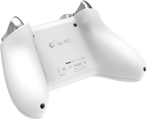 Zen Pro Wireless Controller: White for Nintendo Switch [New ] White, Controlle