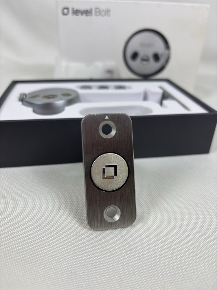 Level Bolt C-D11U A3 Keyless Entry Bluetooth Smart Lock Deadbolt, Satin Chrome