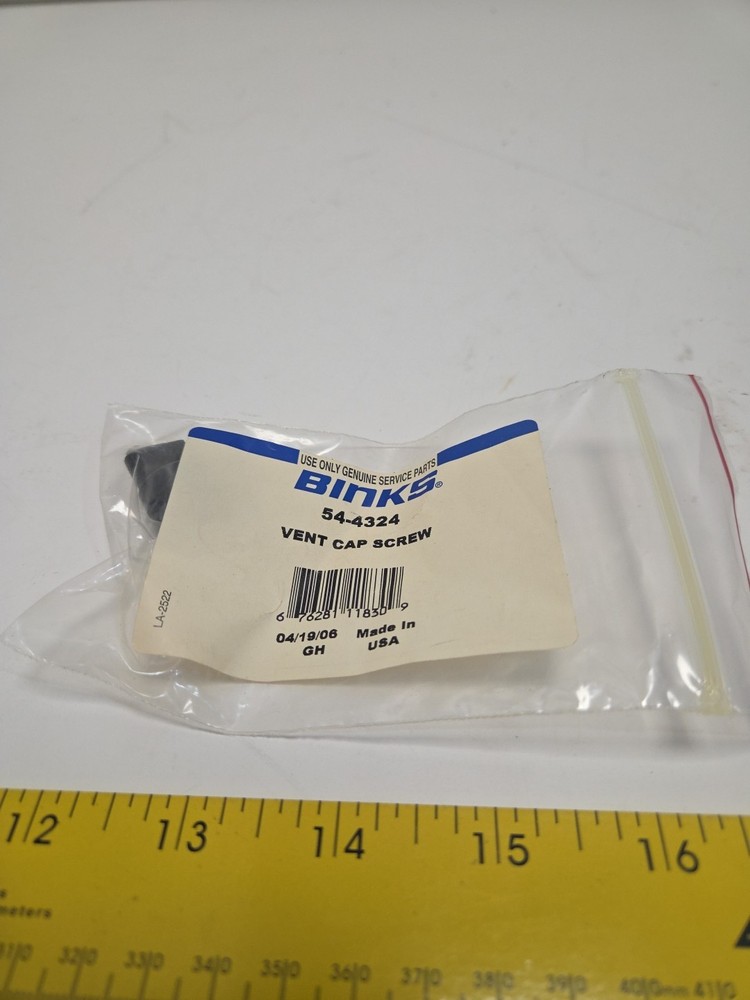 Binks 54-4324 Vent Cap Screw