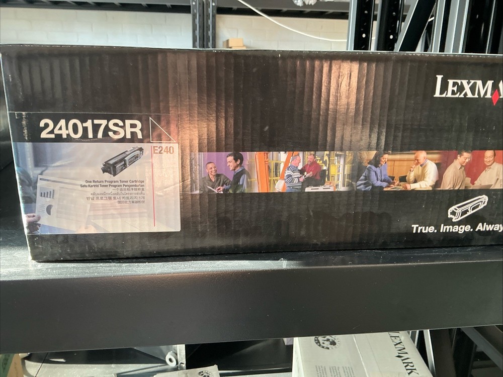 Genuine LEXMARK TONER  24017SR ORIGINAL RETURN PROGRAM BLACK EB0839/38