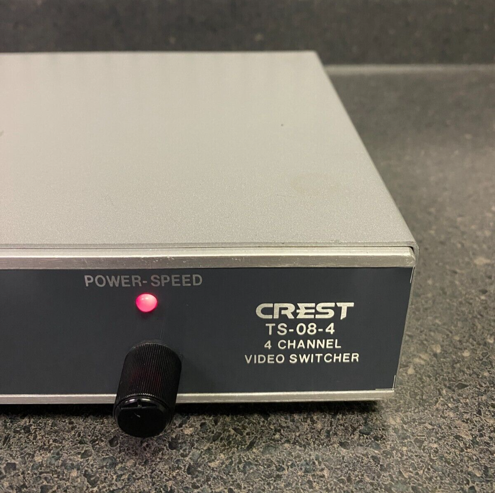 Crest 4 Channel Video Switcher TS-08-4