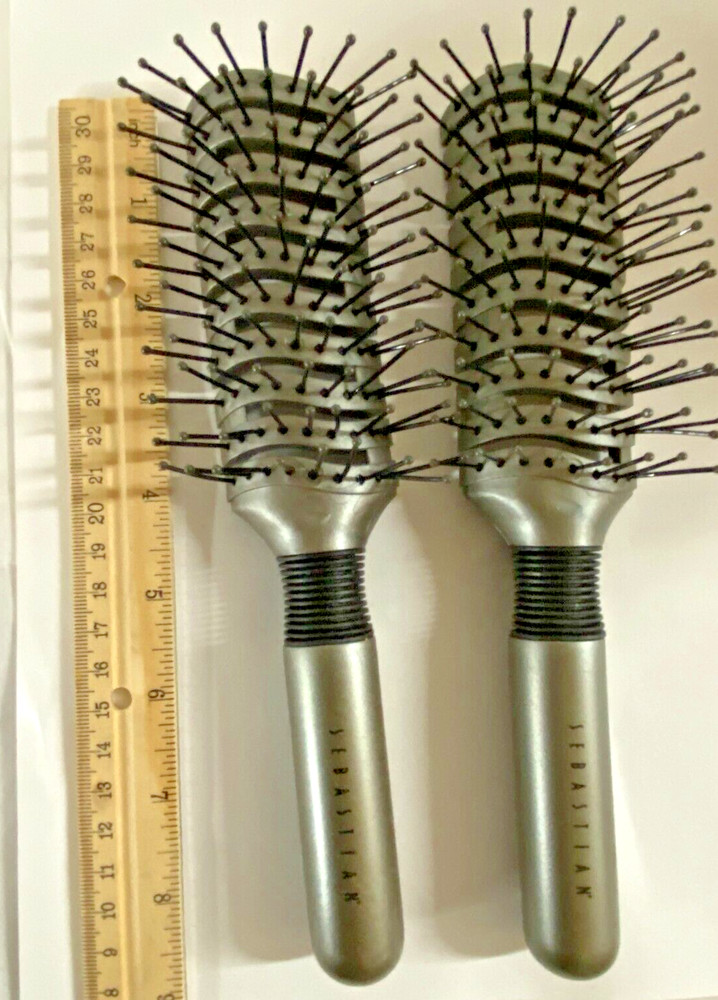 Sebastian Professional Vent brush silver - 2 pack