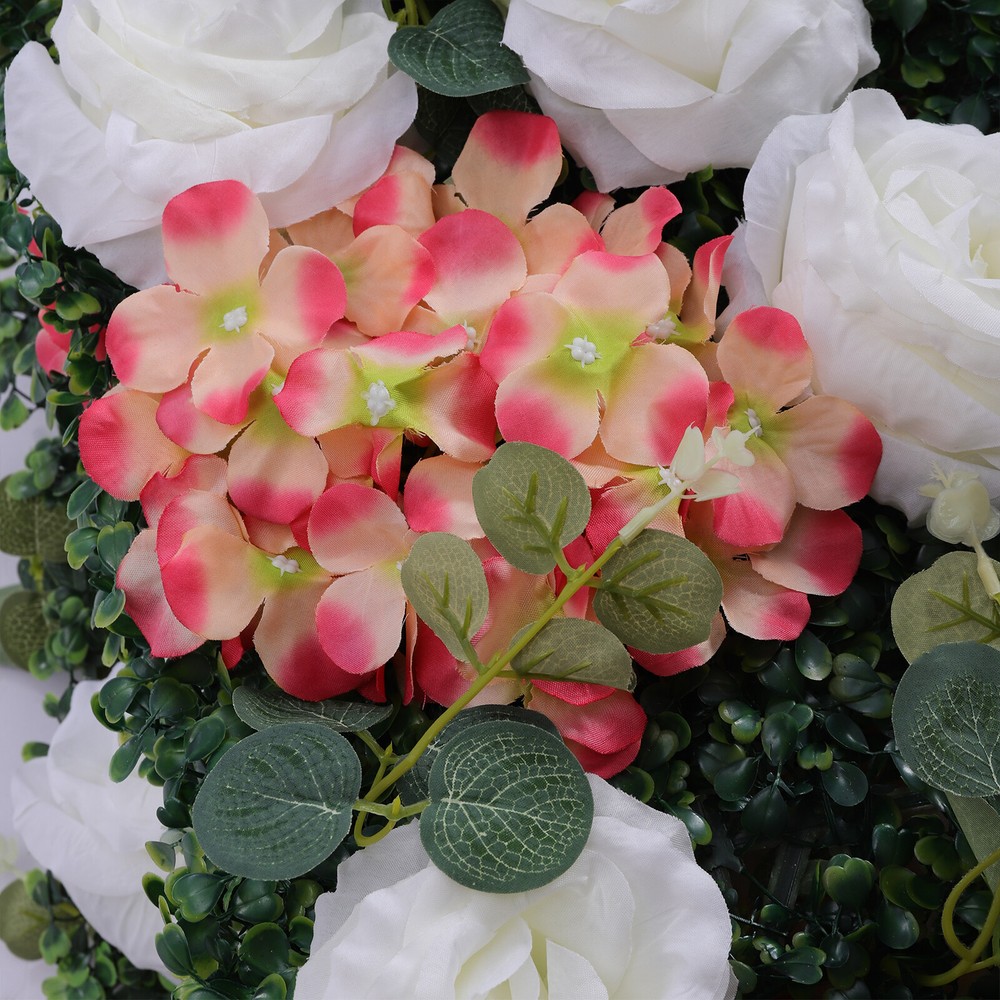 6Pcs Artificial Flower Wall Panel Flower Panel Wedding Floral Prop Wall Panel