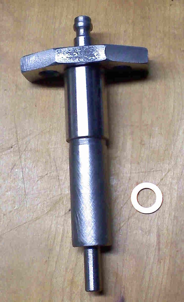Yanmar L100EE or Chinese 186F Diesel engine compression tester adapter