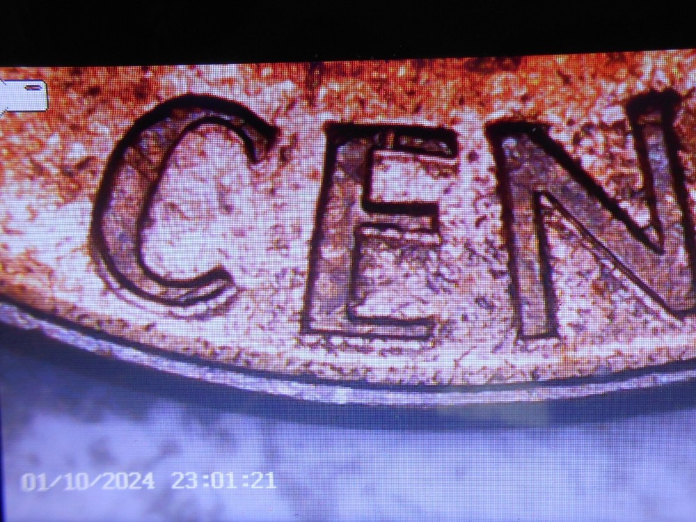 1974 s Lincoln cent with multiple errors