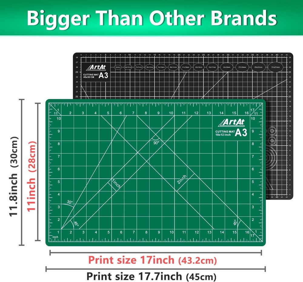 Self Healing Cutting Mat Double Sided Fabric Cutting Board