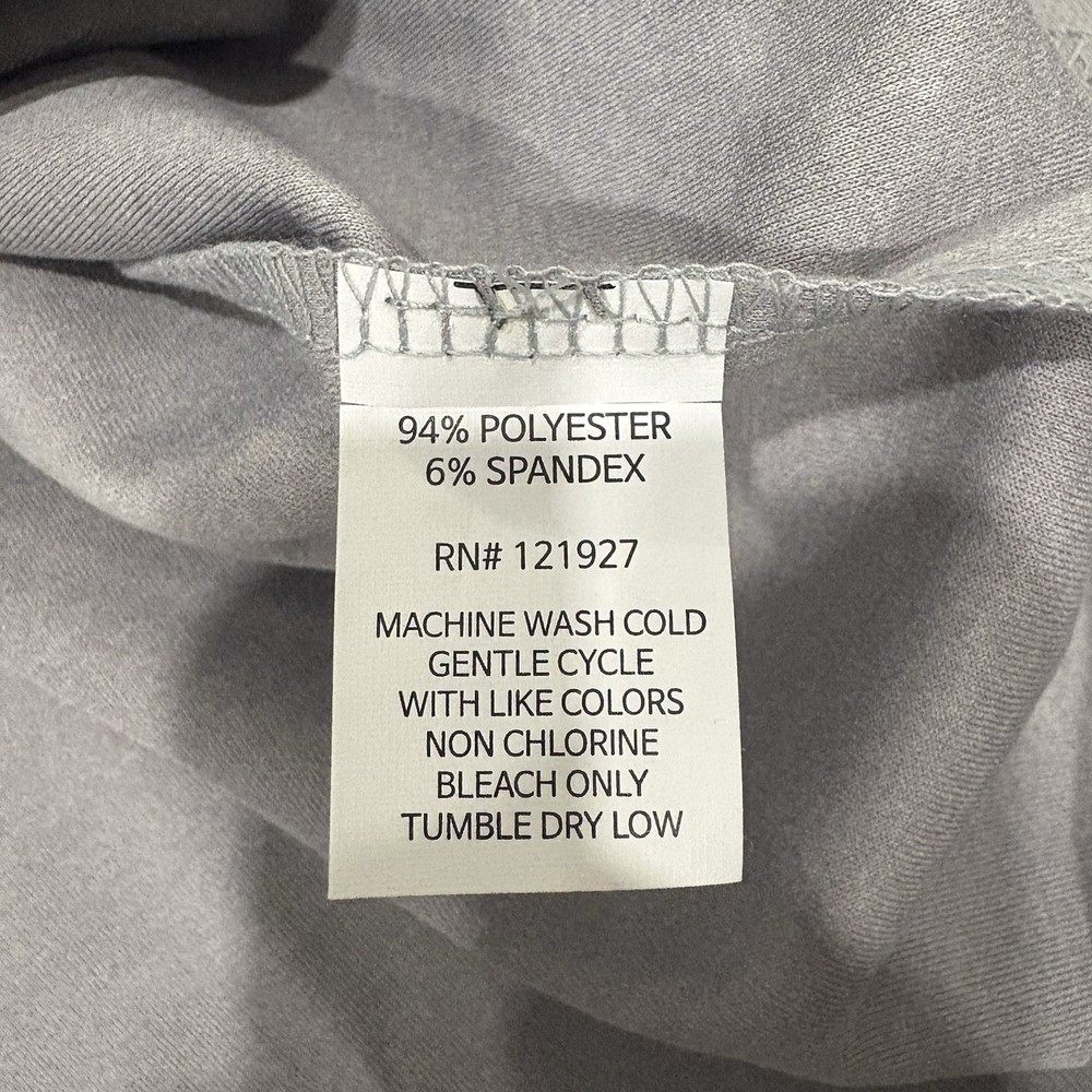 Johnnie-O Vest Men’s Medium Grey Dave 1/4 Zip Performance Stretch Golf Pullover