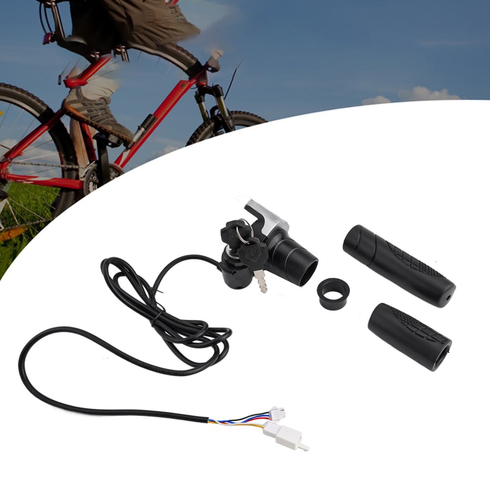 36V Electric Bicycle Display Speed Control Handlebar Lock Throttle Accelerator
