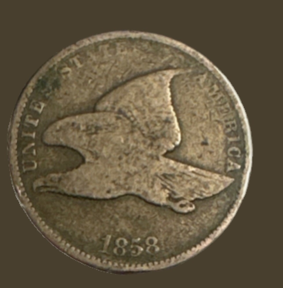 1858 Flying Eagle Cent - Small Letters