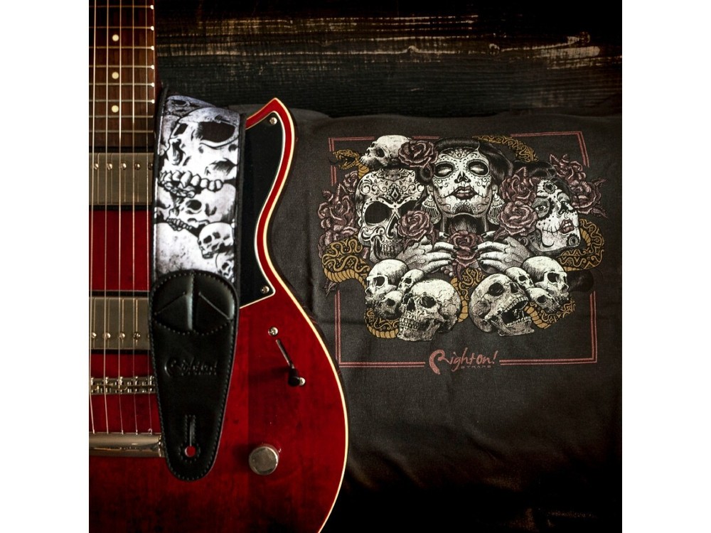 RightOn! Mojo Death's Touch Guitar Strap