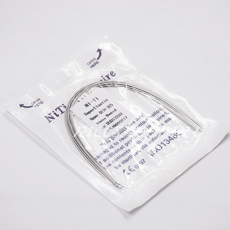 1 Pack Dental NITI Super Elastic Rectangular Arch Wires Ovoid/Natural/Square