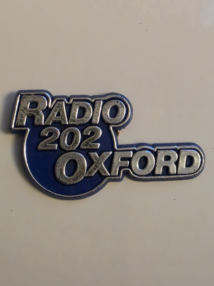 Radio 202 Oxford Badge.